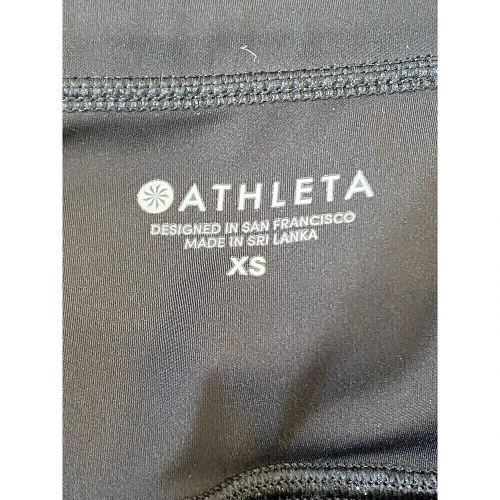 Athleta Women's Black Tiered Layered Golf Pickleball Tennis Skort XS